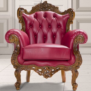 Classic armchair contemporary "Doris"
