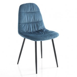 Modern Chair "Fluffy Blue"