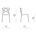 Modern design chair "Brera"