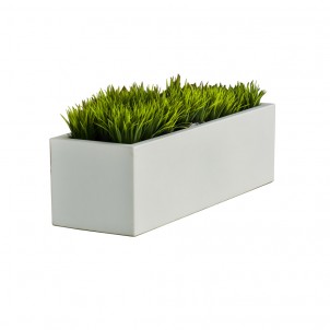 Vaso per esterno e interno "Long Bianco new Garden"