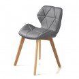 Sedia imbottita "NEW KEMI-A GREY"