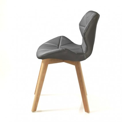 Sedia imbottita "NEW KEMI-A GREY"