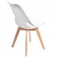 Sedia Moderna "KIKI EVO WOOD WHITE"