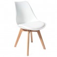 Sedia Moderna "KIKI EVO WOOD WHITE"