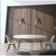 Sedia Moderna "KIKI EVO WOOD WHITE"