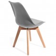 Sedia moderna "KIKI EVO WOOD GREY"