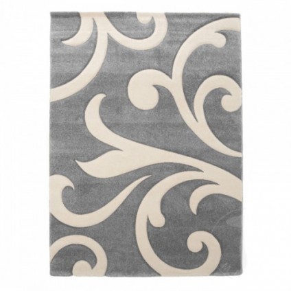 Modern rug "DAMASKO GREY"