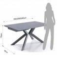Extendable table "Tips Evolution Stone"