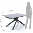Extendable table SHANGHAI - STONE