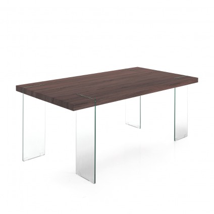 Tavolo moderno "Waver dark Wood"