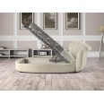 Upholstered Bed curved "Alessandria"