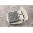 Upholstered Bed curved "Alessandria"