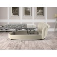 Upholstered Bed curved "Alessandria"