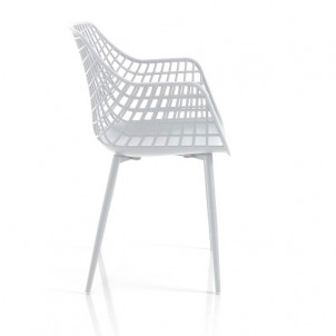 Sedia da interno / esterno "NAIROBI WHITE PLUS" Sedia da interno / esterno "NAIROBI WHITE PLUS"