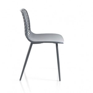Sedia da interno / esterno "NAIROBI GREY" Sedia da interno / esterno "NAIROBI GREY"