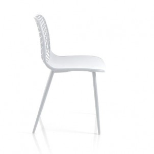 Sedia da interno / esterno "NAIROBI WHITE" Sedia da interno / esterno "NAIROBI WHITE"
