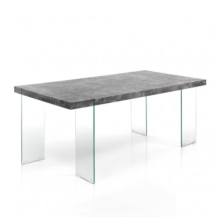 Tavolo moderno "Waver Cement" Tavolo moderno "Waver Cement"